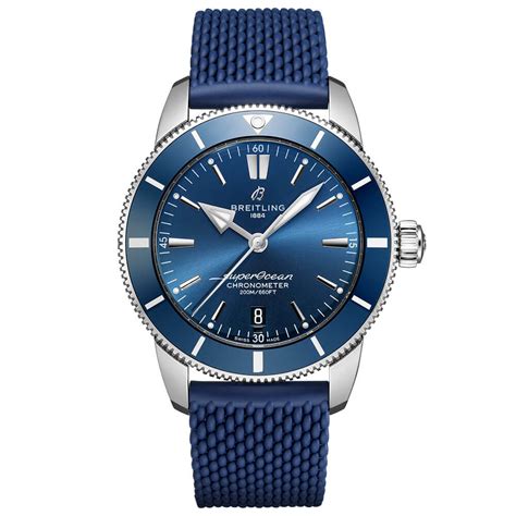 breitling superocean automatic 44 blue|breitling superocean automatic 44 watch.